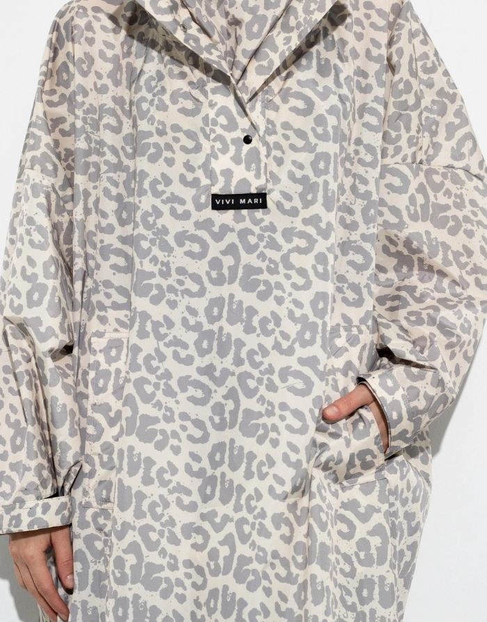 Raincoat I Leo Splashes Grey/Sand