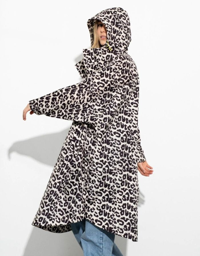 Raincoat I Leo Splashes Black/Sand