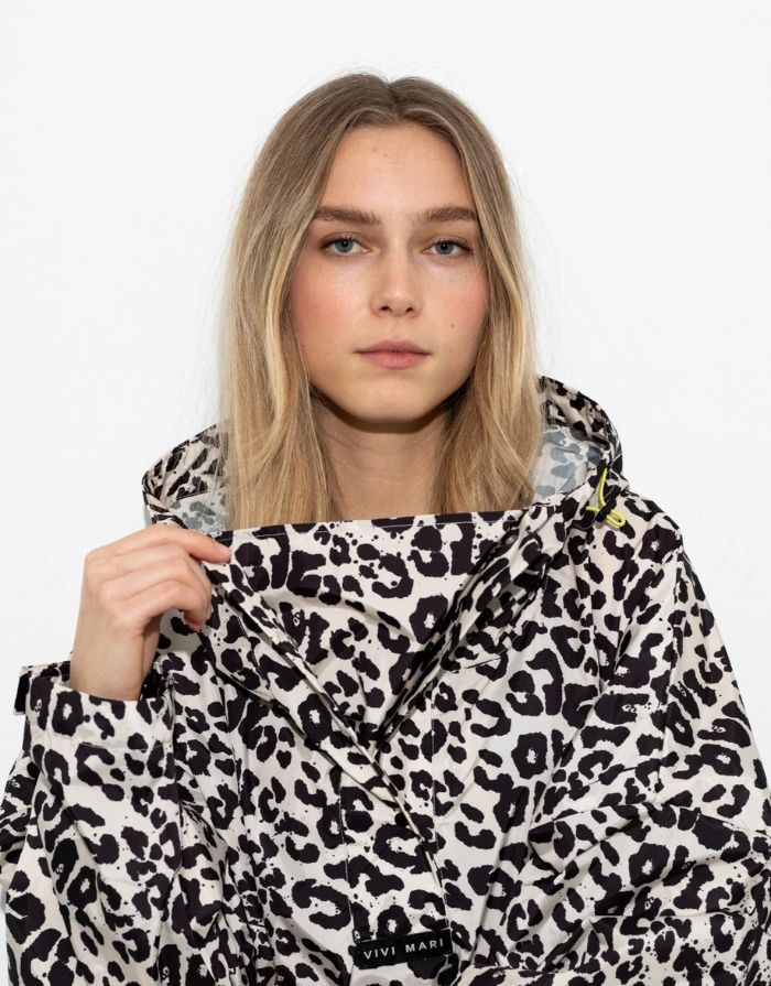 Raincoat I Leo Splashes Black/Sand