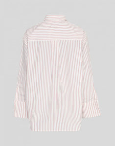 Shirt Erina Zenika I Striped Egret/Flame Scarlet