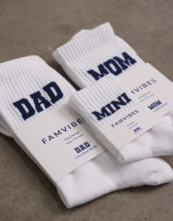 Socken Mom I College Blau