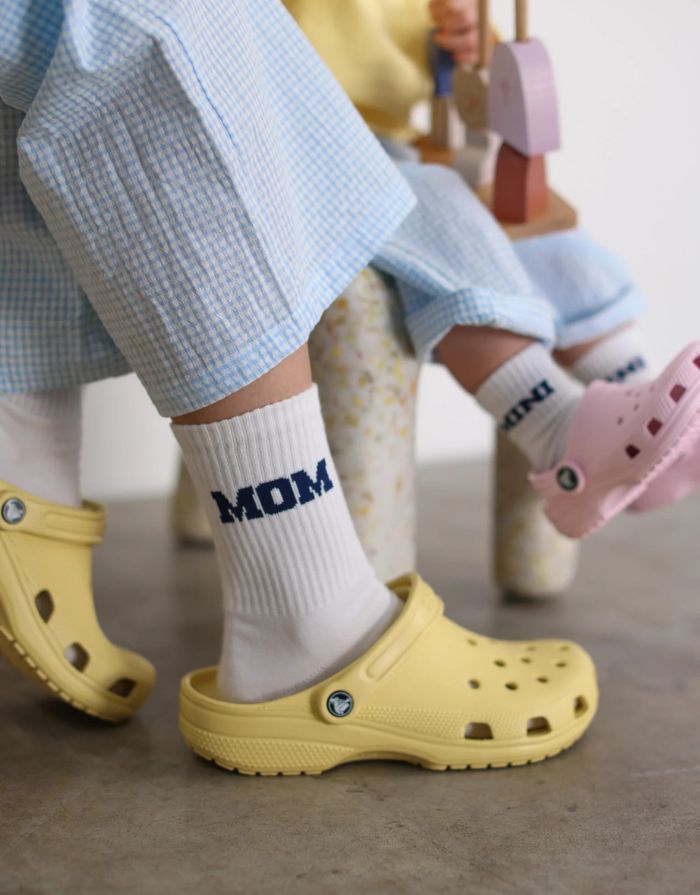 Socken Mom I College Blau
