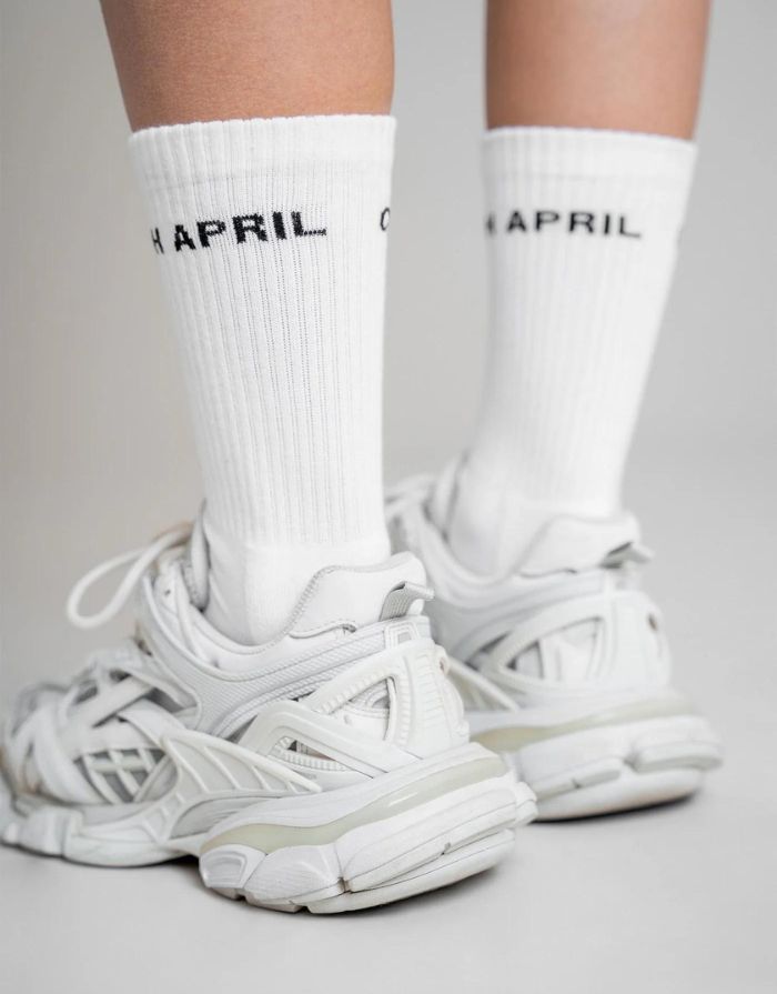 Socken Steffi I White