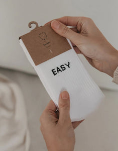 Socken Weiß I Easy Peasy