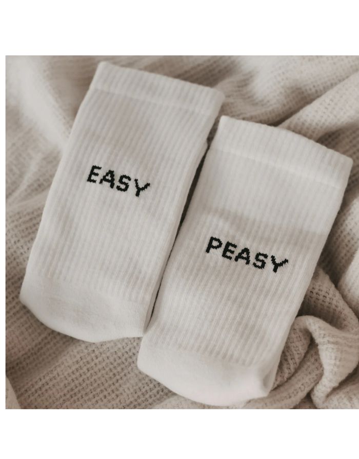 Socken Weiß I Easy Peasy