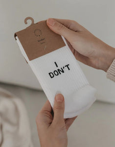Socken Weiß I I don't work here