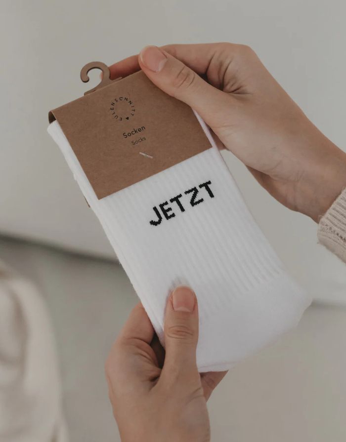 Socken Weiß I Jetzt oder Nie
