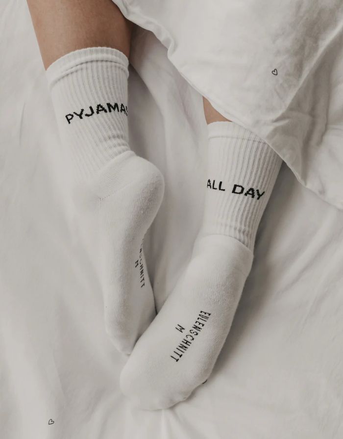 Socken Weiß I Pyjamas all day