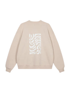 Oversized Sweater Waves I Cappuccino