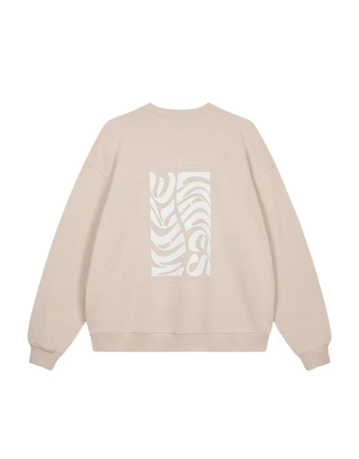 Oversized Sweater Waves I Cappuccino