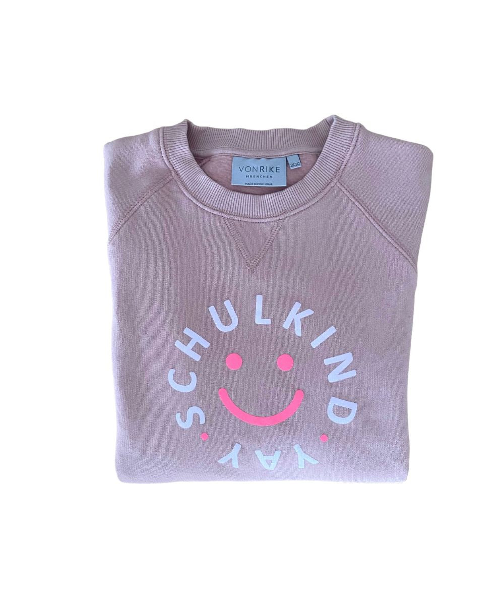 Sweatshirt Schulkind I Altrosa