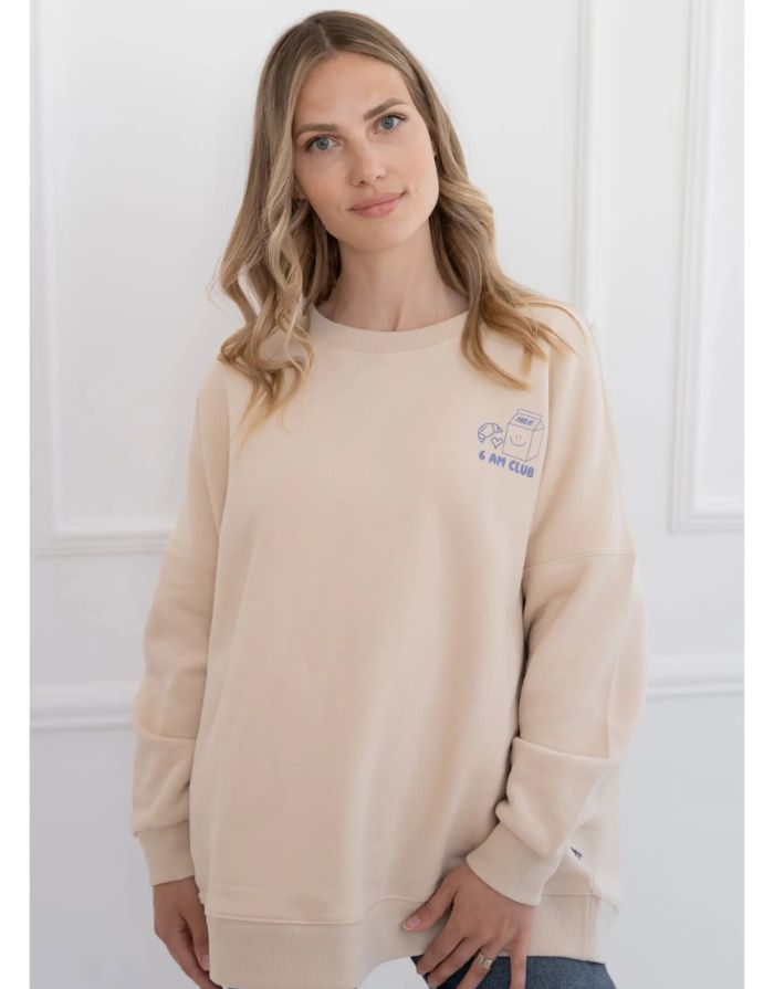 Sweatshirt Coffee I Beige