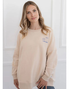 Sweatshirt Coffee I Beige