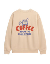 Laden Sie das Bild in den Galerie-Viewer, Sweatshirt Coffee I Beige
