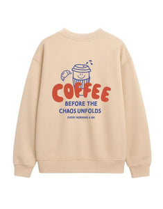 Sweatshirt Coffee I Beige