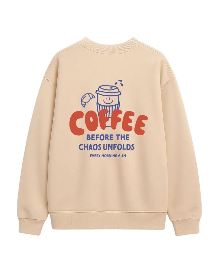 Sweatshirt Coffee I Beige