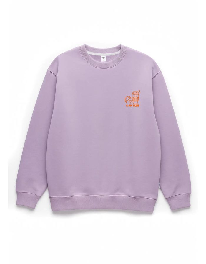 Sweatshirt Coffee I Flieder
