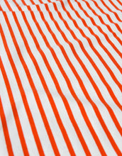 Laden Sie das Bild in den Galerie-Viewer, T-Shirt Gestreift I Rot/Off-White
