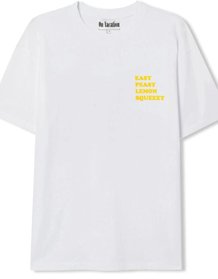 T-Shirt Lemon Squeezy I Weiß