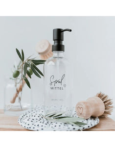 Seifenspender Spülmittel 500ml I Transparent