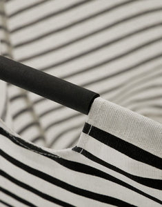 Wäschesack Stripes I Schwarz/Weiß