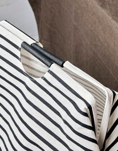 Wäschesack Stripes I Schwarz/Weiß