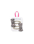 Haarspangen 2er-Set I Leopard Love Twisty Bow