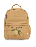 Juno Quilted Rucksack Midi I Tobacco Brown