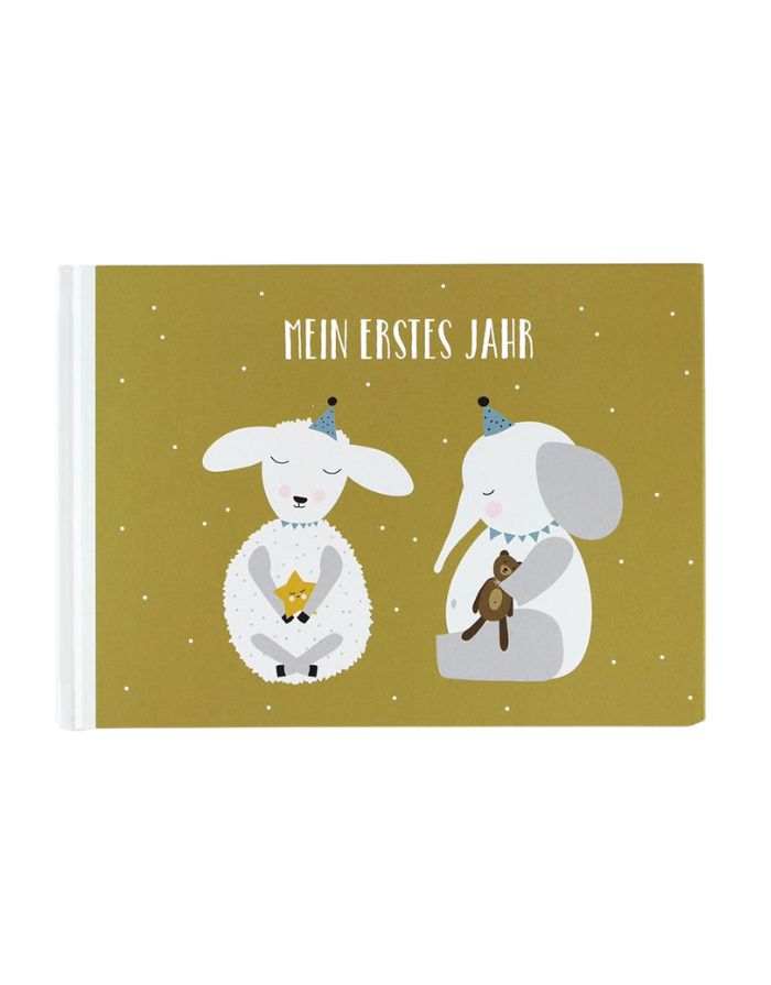 Erinnerungsalbum I Mein 1. Jahr Lamm & Elefant