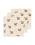 Mulltuch Musselin 3er-Set I Ma Grande Cerise