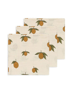 Mulltuch Musselin 3er-Set I Mon Grand Citron