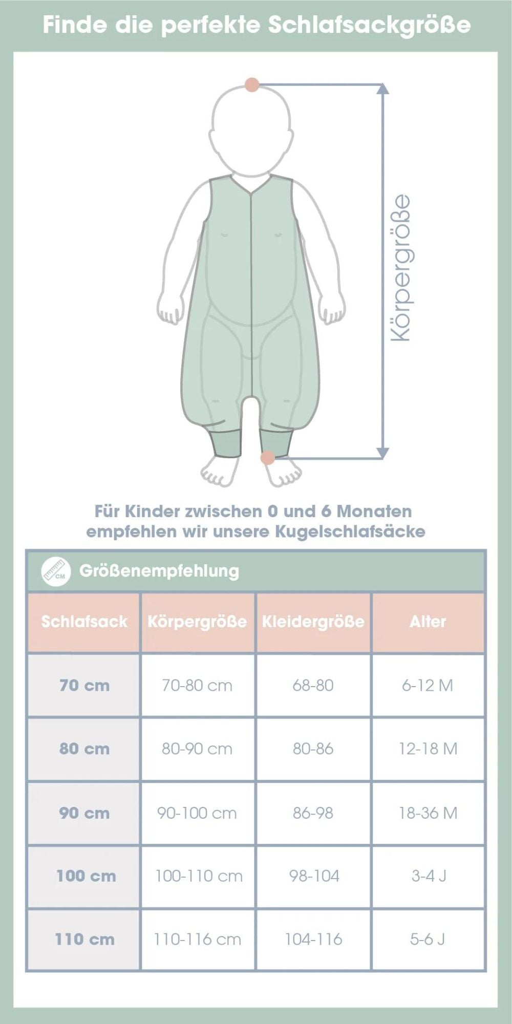 Schlafsack mit Füßen 2,5 Tog I Leo Beige