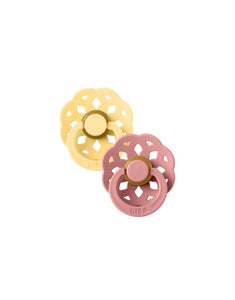 Schnuller Boheme 2er-Set I Pale Butter & Dusty Pink