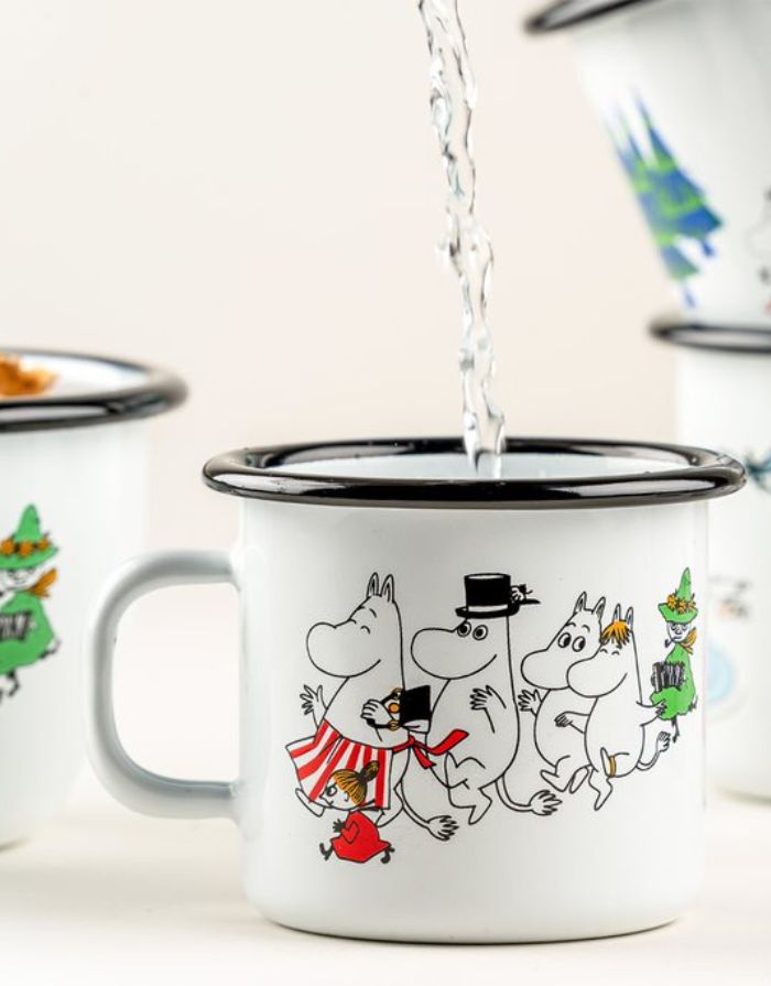 Becher Emaille 2,5dl  I Moomin - Moominvalley