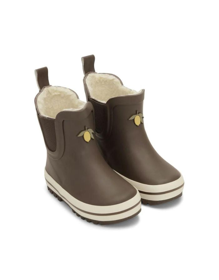 Gummistiefel Thermo Roi I Chocolate Brown
