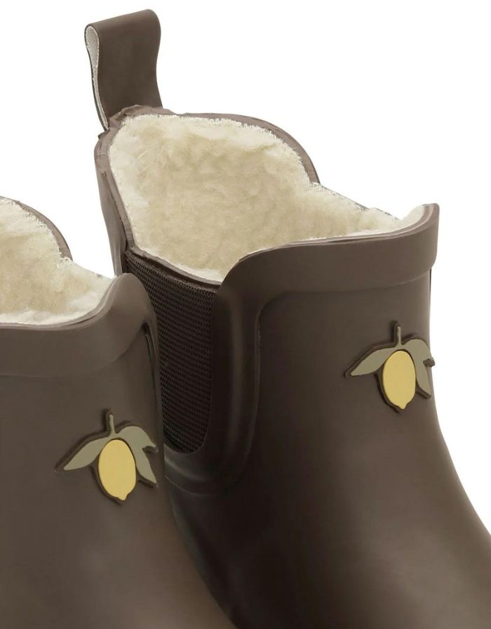 Gummistiefel Thermo Roi I Chocolate Brown