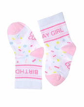 Laden Sie das Bild in den Galerie-Viewer, Socken Birthday Girl I Pink
