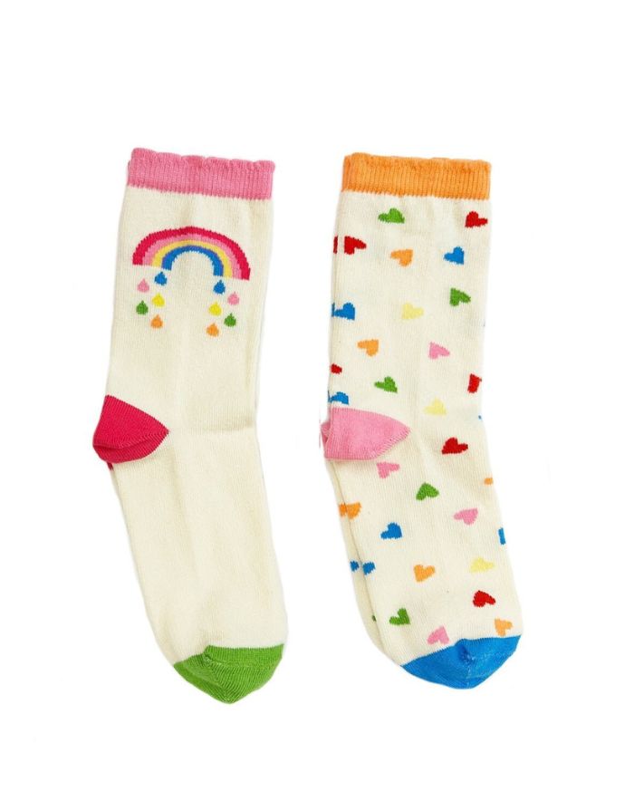 Socken 2er-Set I Rainbow Hearts