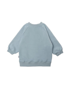 Sweatshirt Hellblau I Croissant
