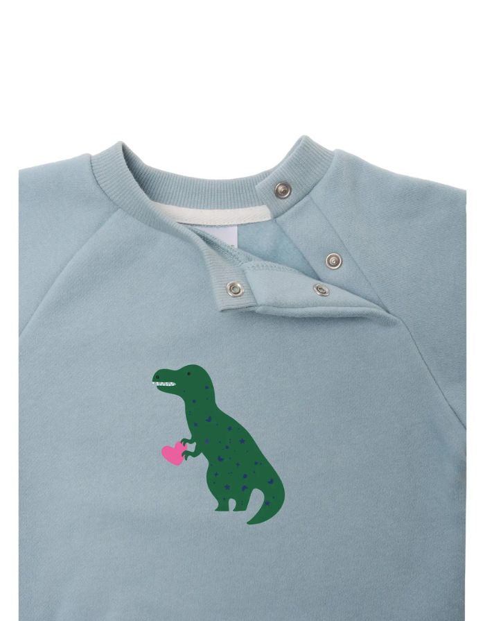 Sweatshirt Hellblau I Dino