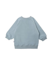 Laden Sie das Bild in den Galerie-Viewer, Sweatshirt Hellblau I Dino
