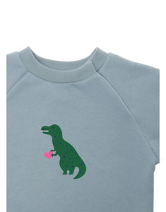 Sweatshirt Hellblau I Dino