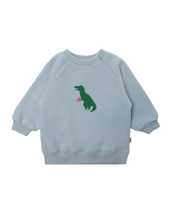 Sweatshirt Hellblau I Dino