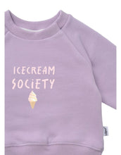Laden Sie das Bild in den Galerie-Viewer, Sweatshirt Flieder I Icecream Society
