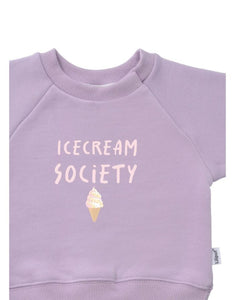 Sweatshirt Flieder I Icecream Society