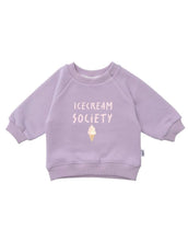 Laden Sie das Bild in den Galerie-Viewer, Sweatshirt Flieder I Icecream Society

