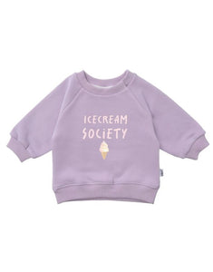 Sweatshirt Flieder I Icecream Society