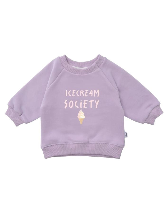 Sweatshirt Flieder I Icecream Society
