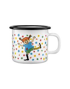 Becher Emaille I Pippi Langstrumpf - Hoppsansa