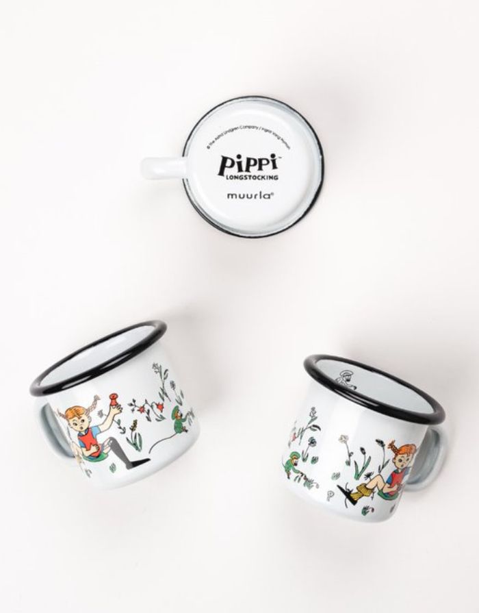 Becher Emaille 1,5dl I Pippi Langstrumpf - Mr. Nilsson